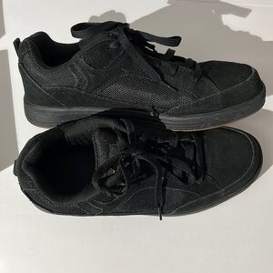 Brahma Shoes mens steel toe sneakers tennis shoes black leather sz 9